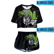 Load image into Gallery viewer, Frdun Tommy 2019 NEW Rick and Morty Rick Sanchez Morty Smith Two Pieces sets Women Fashion girl Casual T-shirt+shorts Clothes