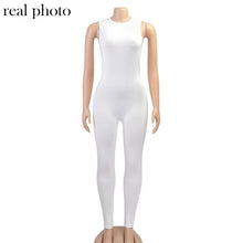Load image into Gallery viewer, Simenual Casual Solid Bodycon Sleeveless Jumpsuits Sporty Workout Active Wear Skinny 2020 Summer Rompers Womens Jumpsuit Fashion
